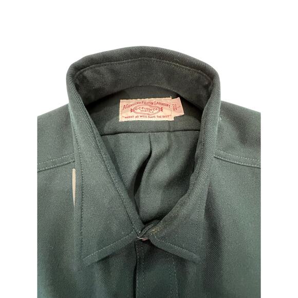 Filson Shirt Style 865 Virgin Wool Button Up Vintage Shirt-Jac Men's Size Large - Picture 9 of 10